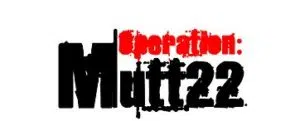 Operation: Mutt22" text with "Operation:" in red and "Mutt22" in bold black font on a white background. The text appears worn and distressed to give it a rugged appearance. - T Rock Roofing and Contracting Operation: Mutt22" text with "Operation:" in red and "Mutt22" in bold black font on a white background. The text appears worn and distressed to give it a rugged appearance.